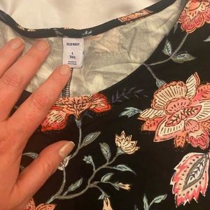 Floral t shirt midi dress